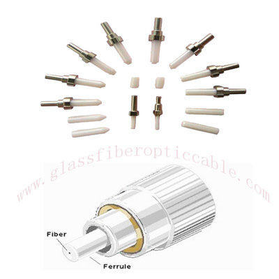 Non standard products can be customized Varied End faces WHITE Fiber Optic Ceramic Ferrule